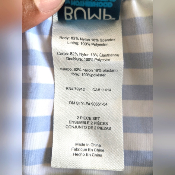 Beach Bump by Motherhood Maternity Striped Bikini Bottoms - Picture 4 of 7